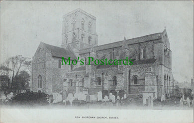 Sussex Postcard - New Shoreham Church   DC1116