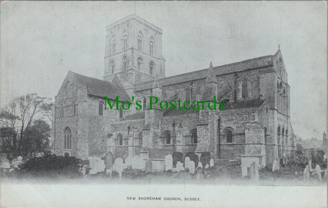 Sussex Postcard - New Shoreham Church   DC1116