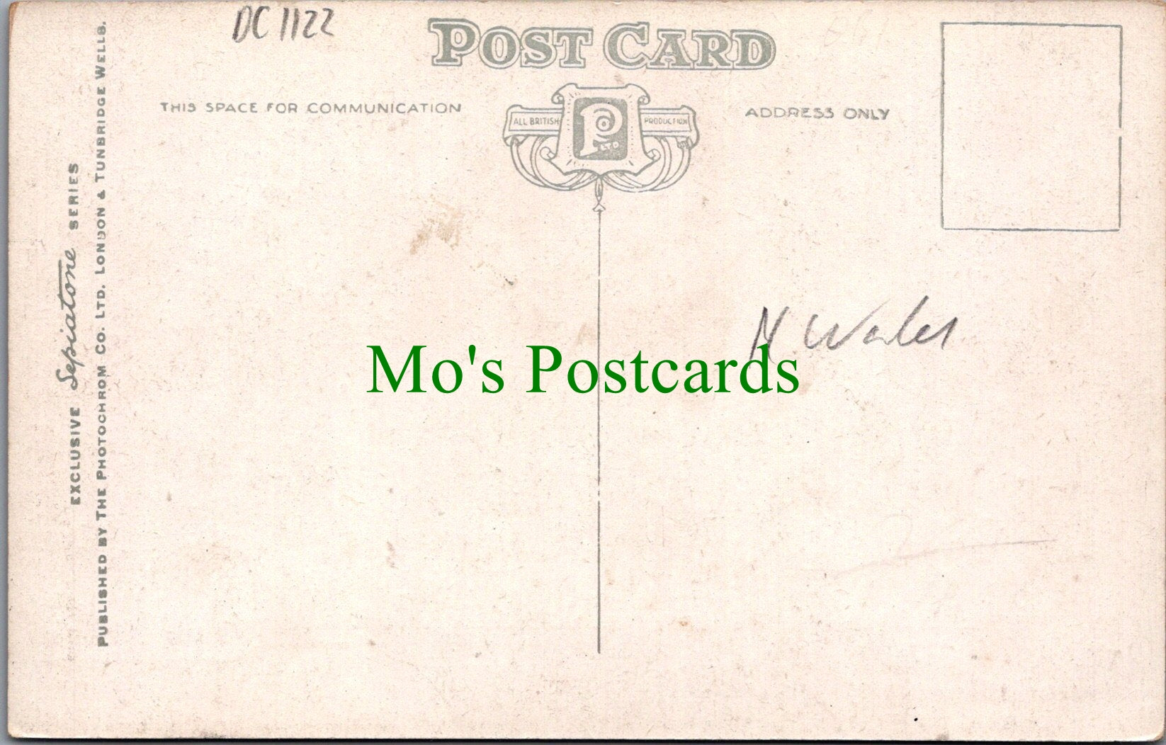 Wales Postcard - St Asaph Cathedral and Cross DC1122
