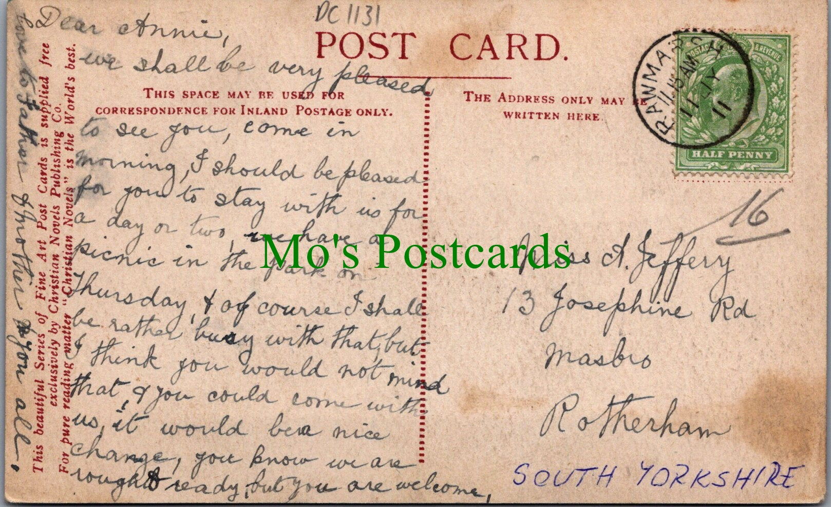 Hertfordshire Postcard - Great Amwell Church  DC1131