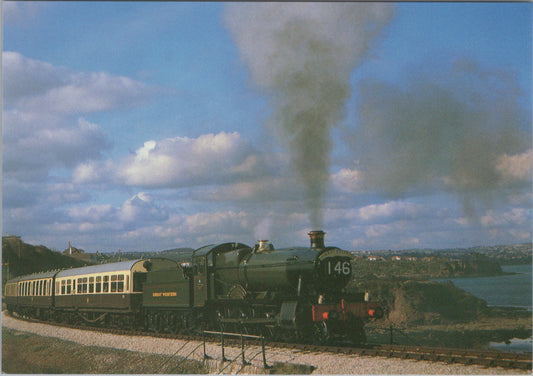 Railway Postcard - Torbay and Dartmouth Railway Train at Waterside SW12843