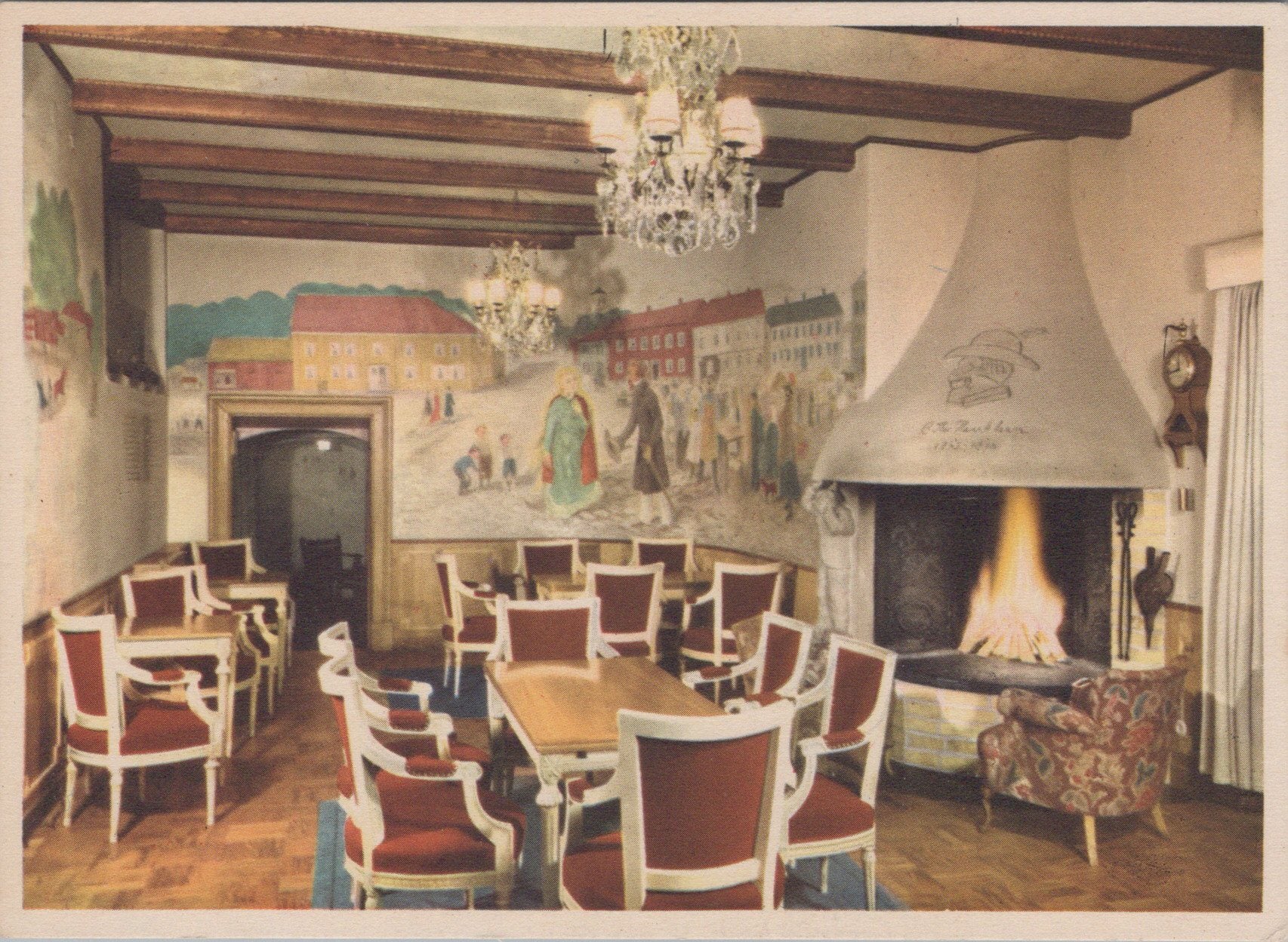Sweden Postcard - Hybelejens Salong Och Anna Maria Holtz Kallare  SW12845
