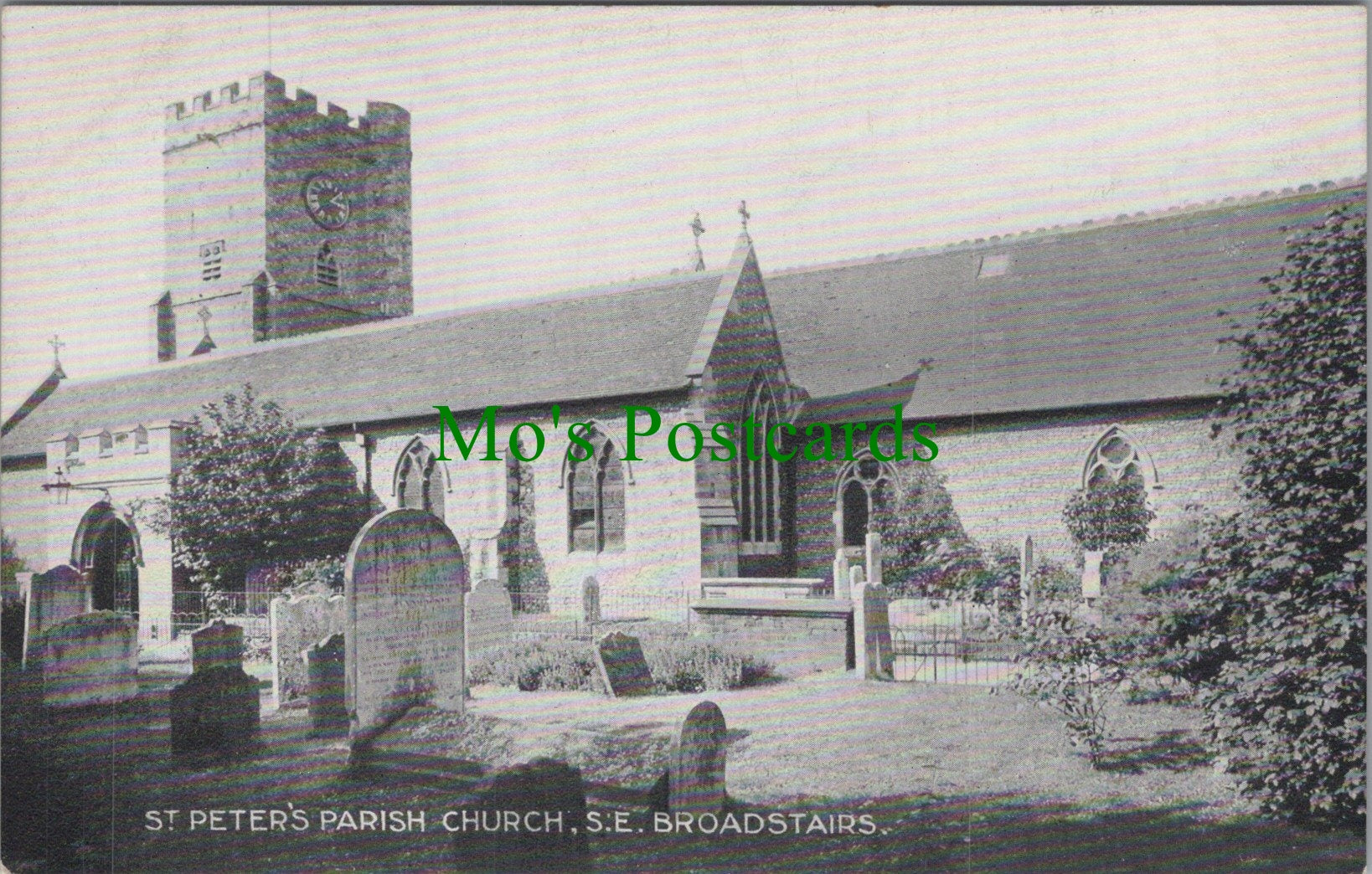 Kent Postcard - Broadstairs, St Peter's Parish Church  DC1091