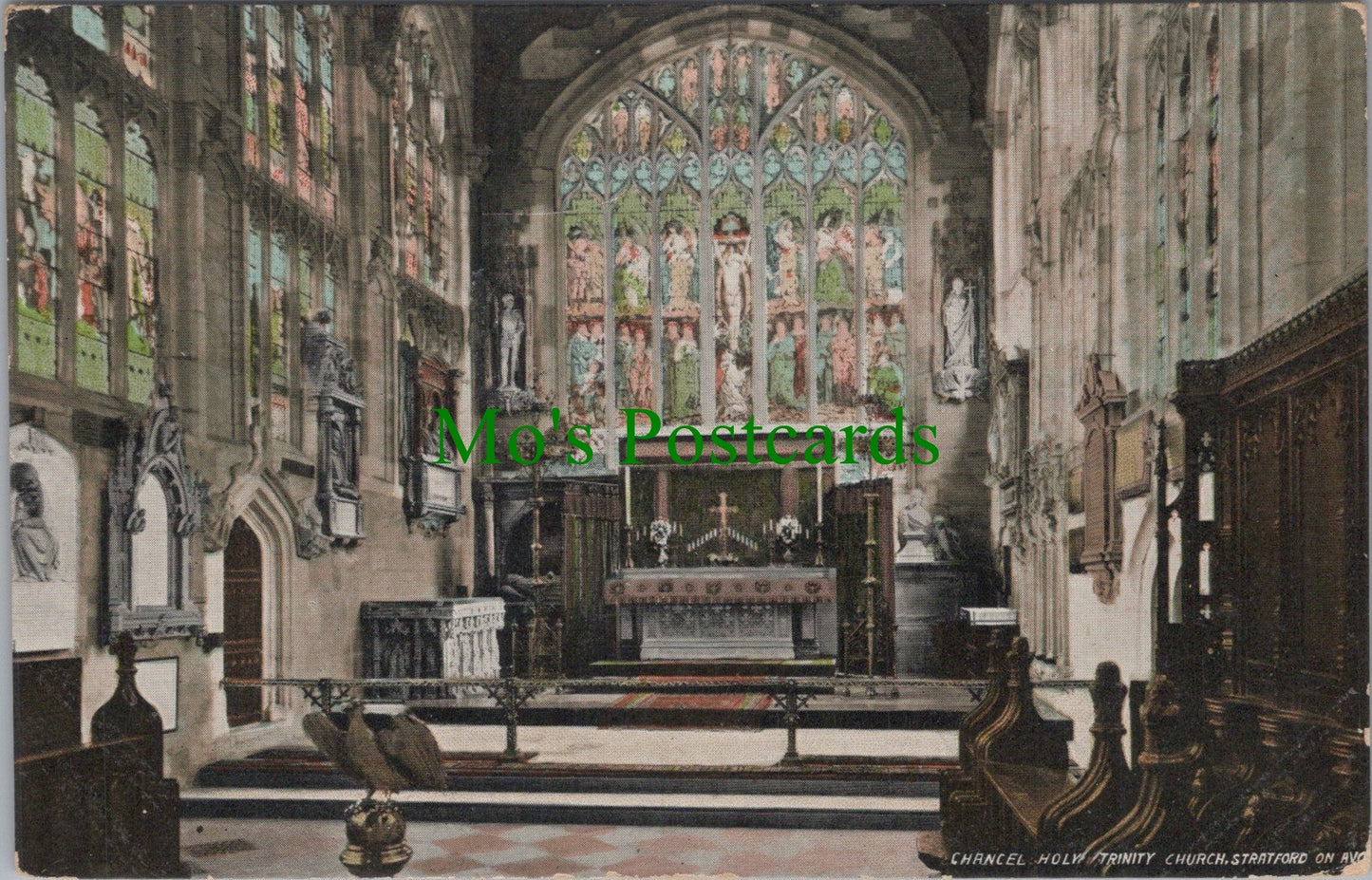 Warwickshire Postcard - Stratford On Avon, Holy Trinity Church DC1096