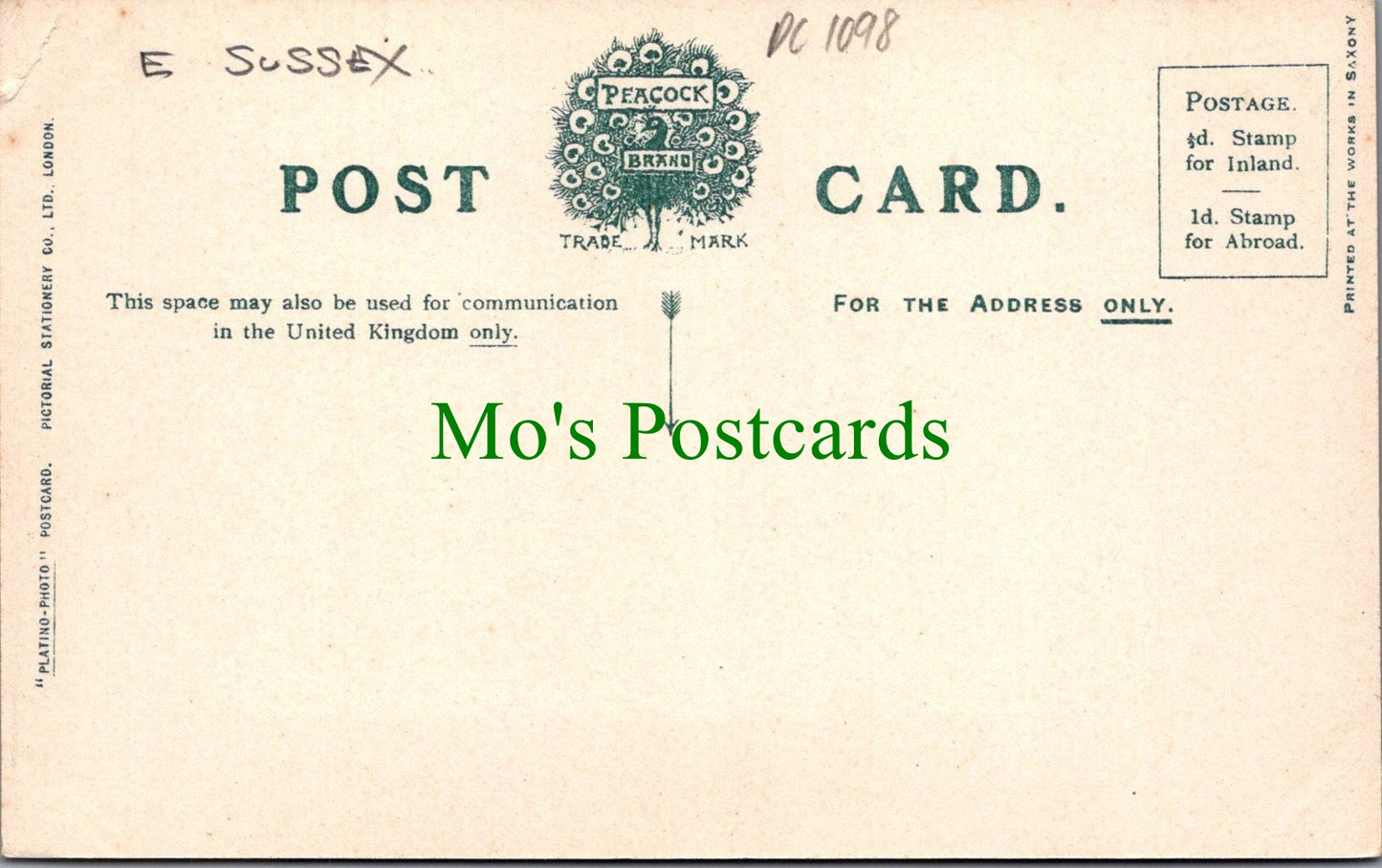 Sussex Postcard - St John's Church, Upper St Leonards DC1098
