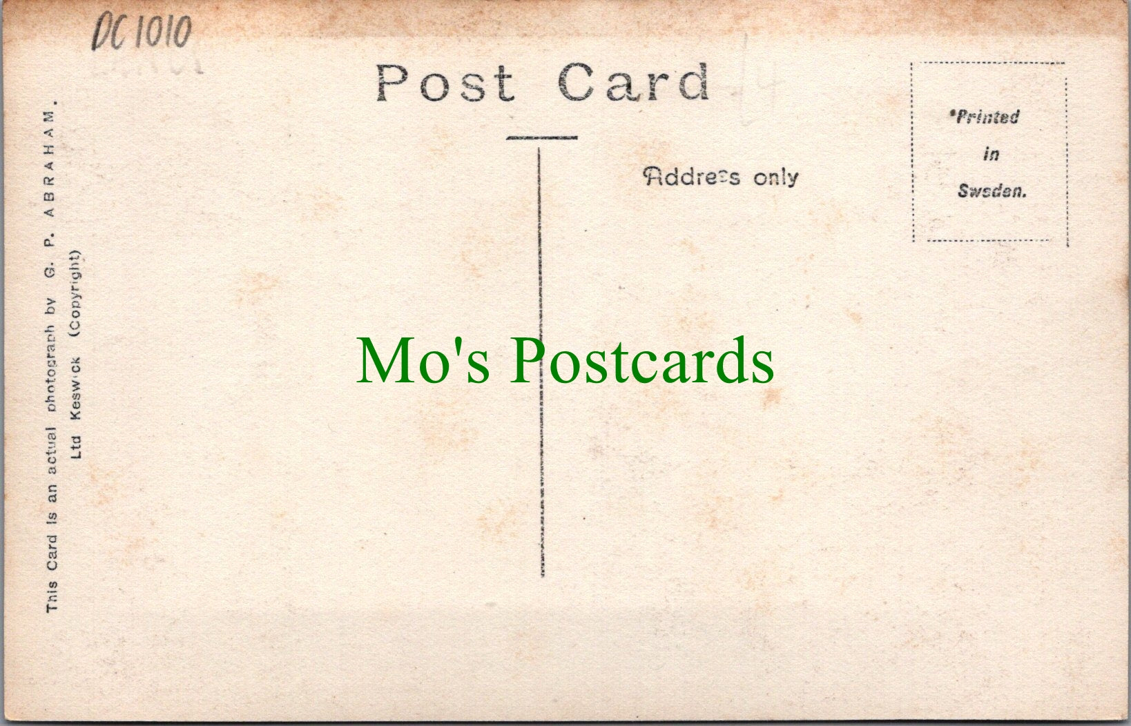 Cumbria Postcard - Hawkshead, Grandy Neuk DC1010