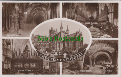 Cheshire Postcard - Views of Chester Cathedral  DC1042