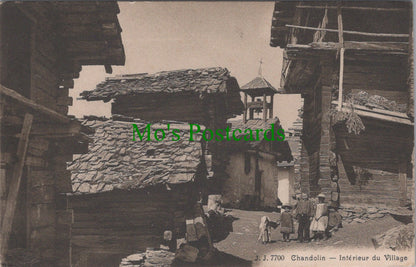 Switzerland Postcard - Chandolin, Interieur Du Village SW13137