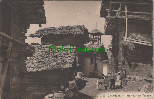 Switzerland Postcard - Chandolin, Interieur Du Village SW13137