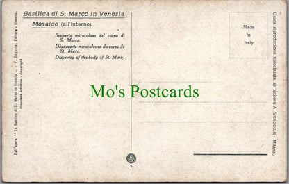 Italy Postcard - Basilica Di S.Marco in Venezia  SW13055