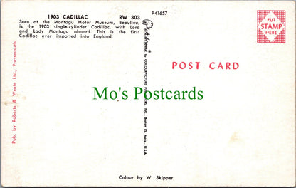 Road Transport Postcard - 1903 Cadillac, Montagu Motor Museum SW13062