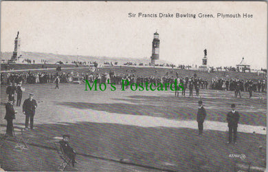 Devon Postcard - Plymouth Hoe, Sir Francis Drake Bowling Green  SW13103