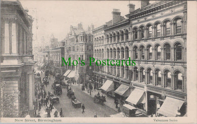 Warwickshire Postcard - New Street, Birmingham  SW13107