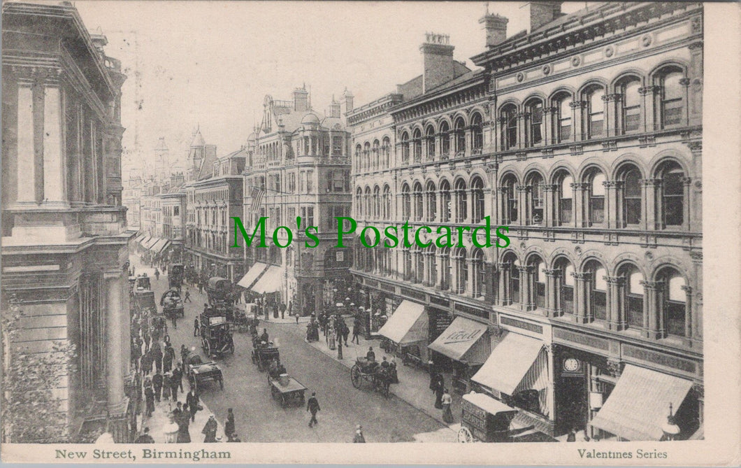 Warwickshire Postcard - New Street, Birmingham  SW13107