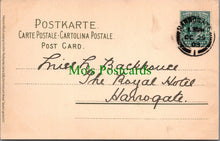 Load image into Gallery viewer, Nature Postcard - Countryside Art Scene. Man With His Dog  SW13108
