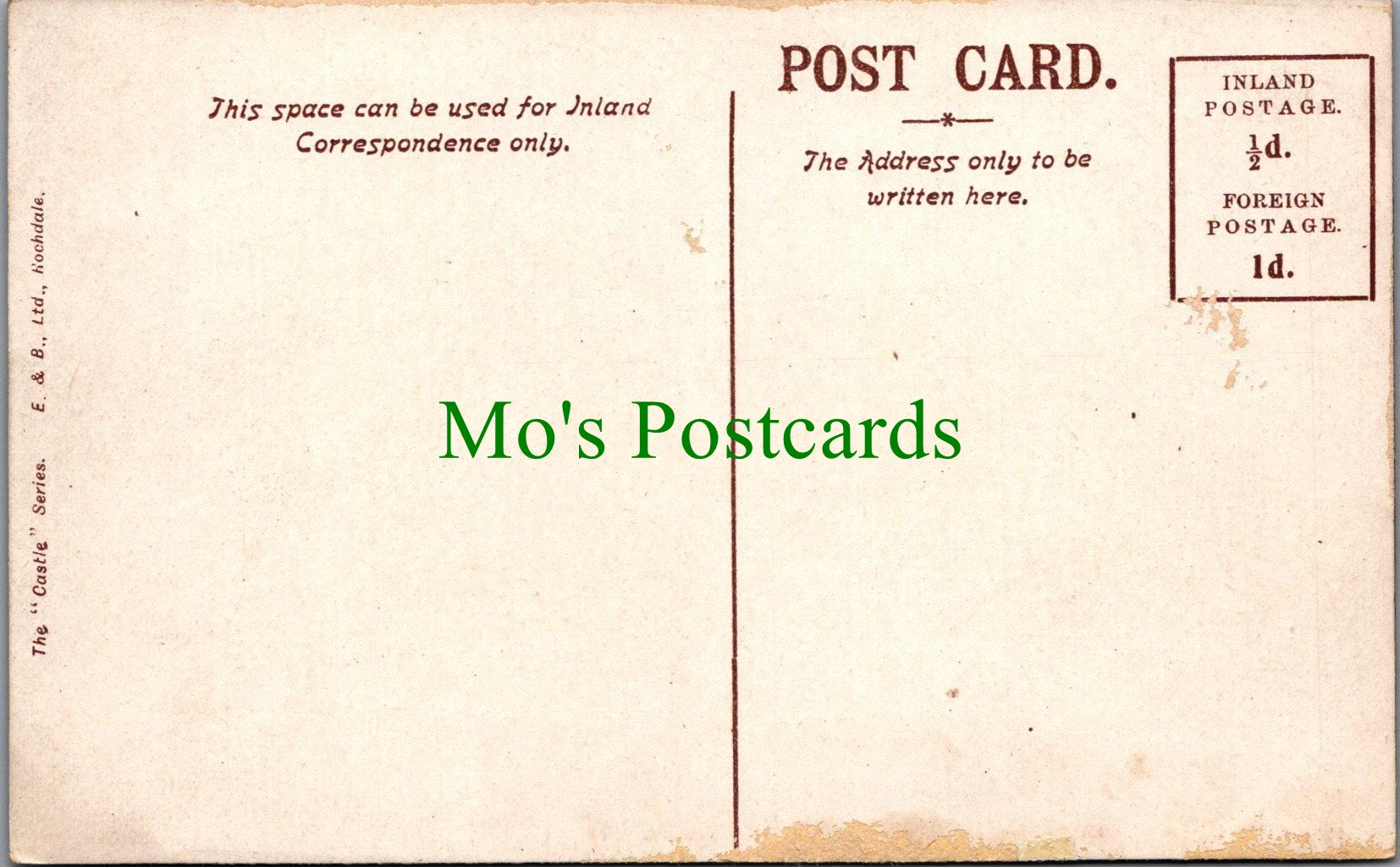 Lancashire Postcard -  The Park, Littleborough   SW13109
