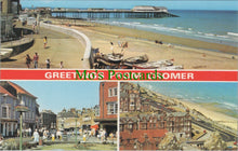 Load image into Gallery viewer, Norfolk Postcard - Greetings From Cromer  SW11532
