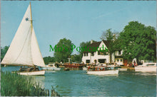 Load image into Gallery viewer, Norfolk Postcard - Norfolk Broads, Ferry Inn, Horning  SW11525

