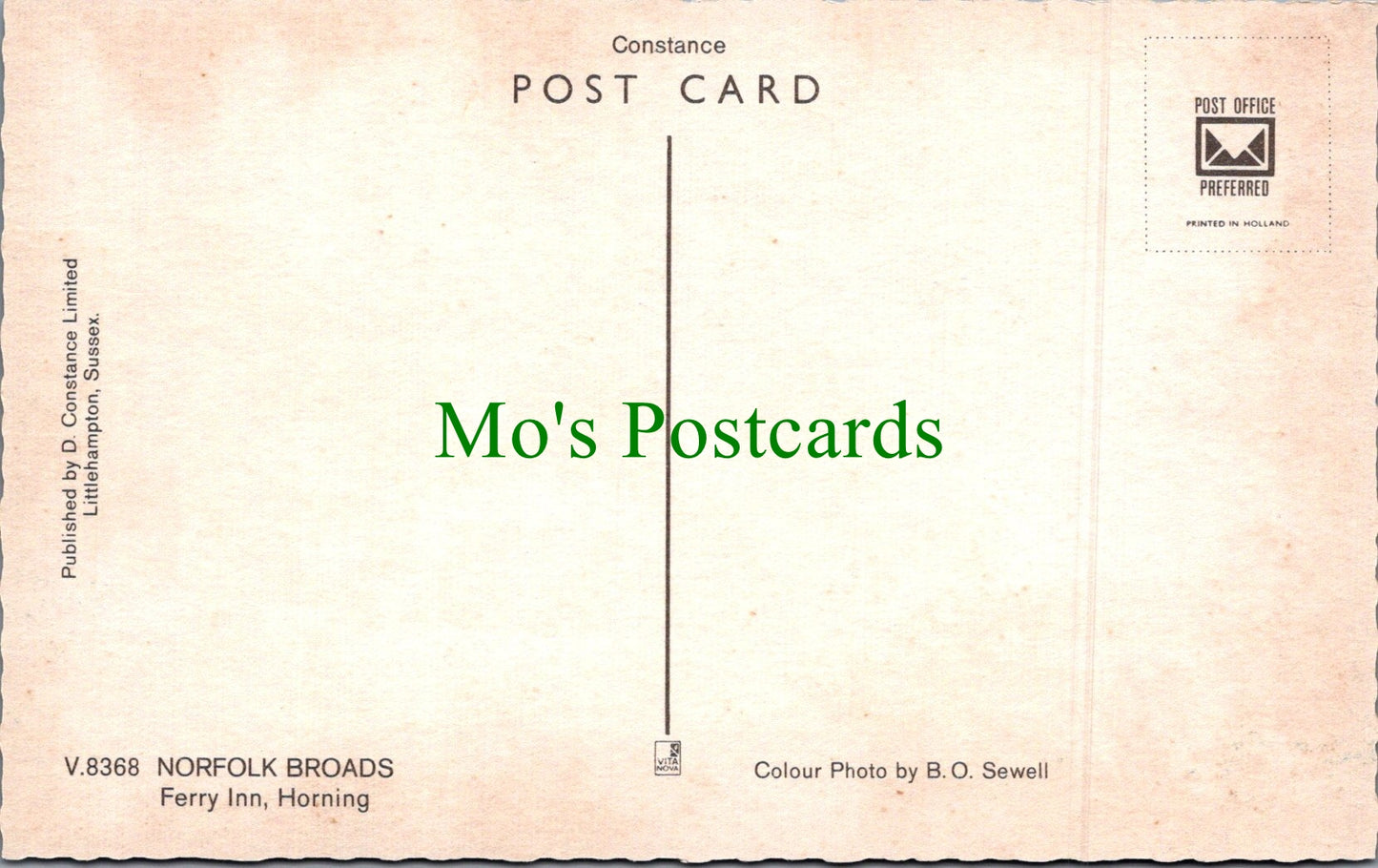 Norfolk Postcard - Norfolk Broads, Ferry Inn, Horning  SW11525