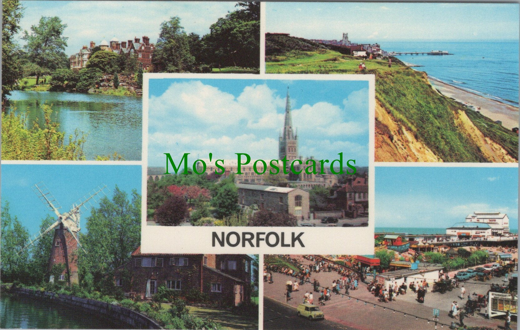 Norfolk Postcard - Cromer, Norwich, Great Yarmouth, Hunsett Mill  SW11524
