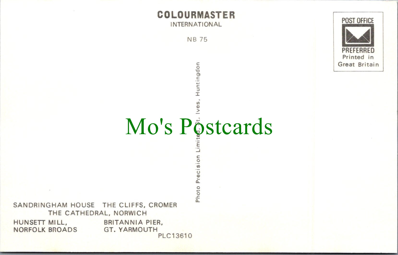 Norfolk Postcard - Cromer, Norwich, Great Yarmouth, Hunsett Mill  SW11524