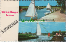 Load image into Gallery viewer, Norfolk Postcard - Greetings From Ludham  SW11516
