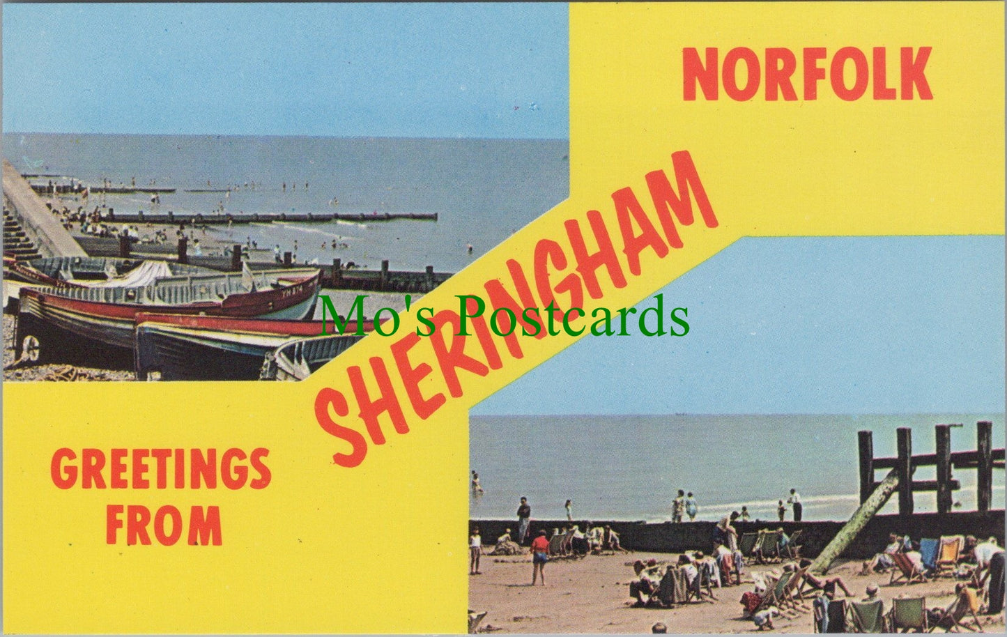 Norfolk Postcard - Greetings From Sheringham SW11511