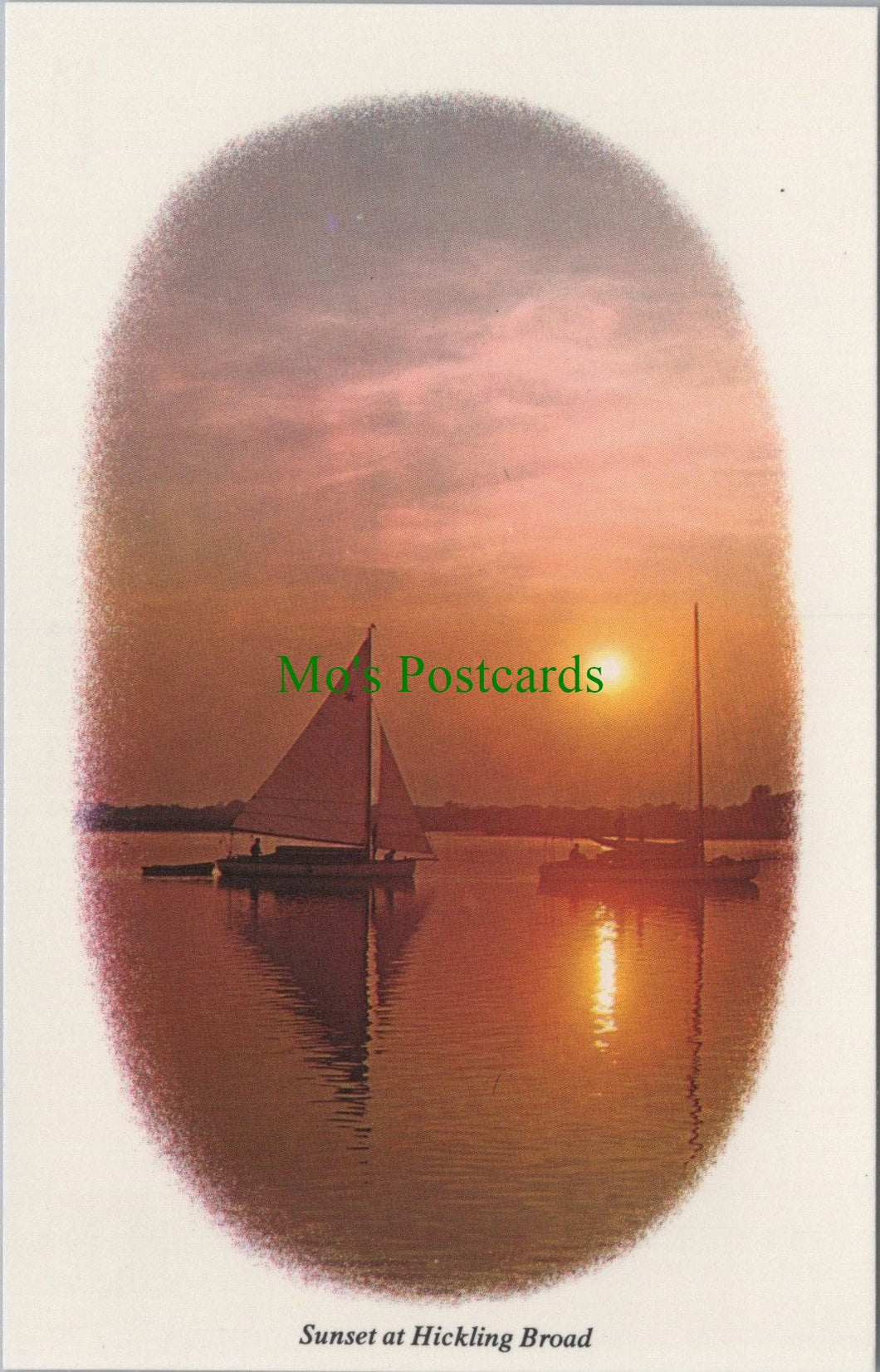 Norfolk Postcard - Sunset at Hickling Broad  SW11500