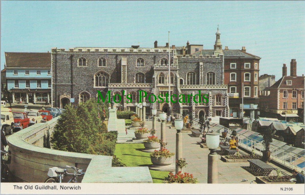 Norfolk Postcard - Norwich, The Old Guildhall SW11499