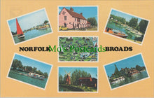 Load image into Gallery viewer, Norfolk Postcard - The Norfolk Broads SW11496
