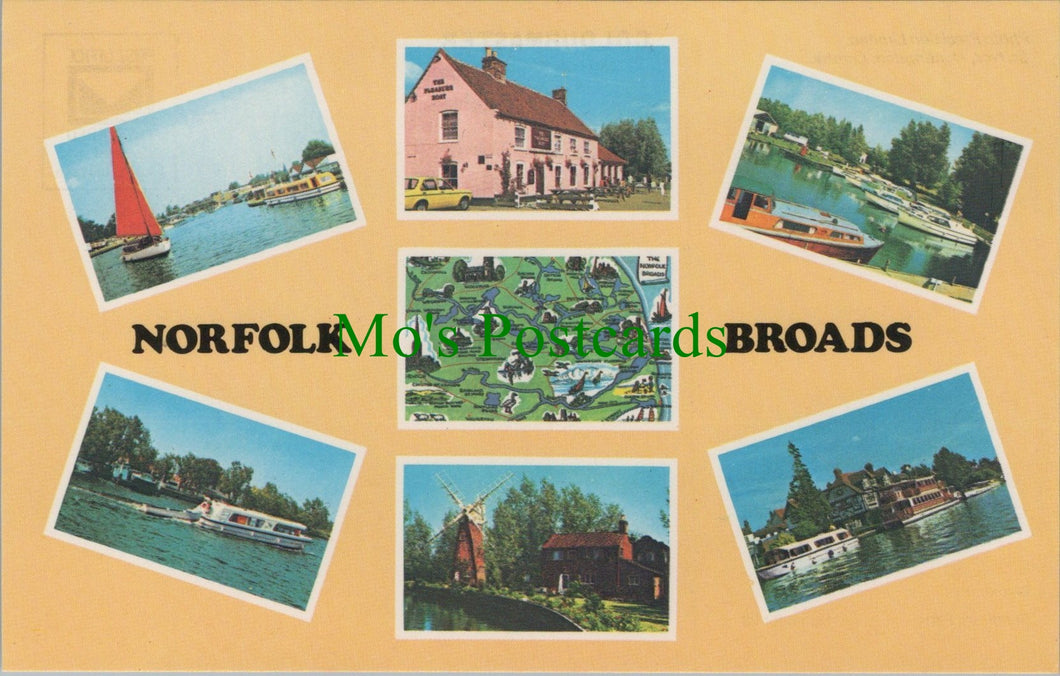 Norfolk Postcard - The Norfolk Broads SW11496