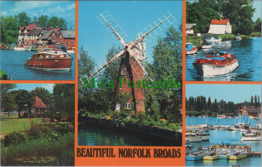 Norfolk Postcard - Beautiful Norfolk Broads SW11495