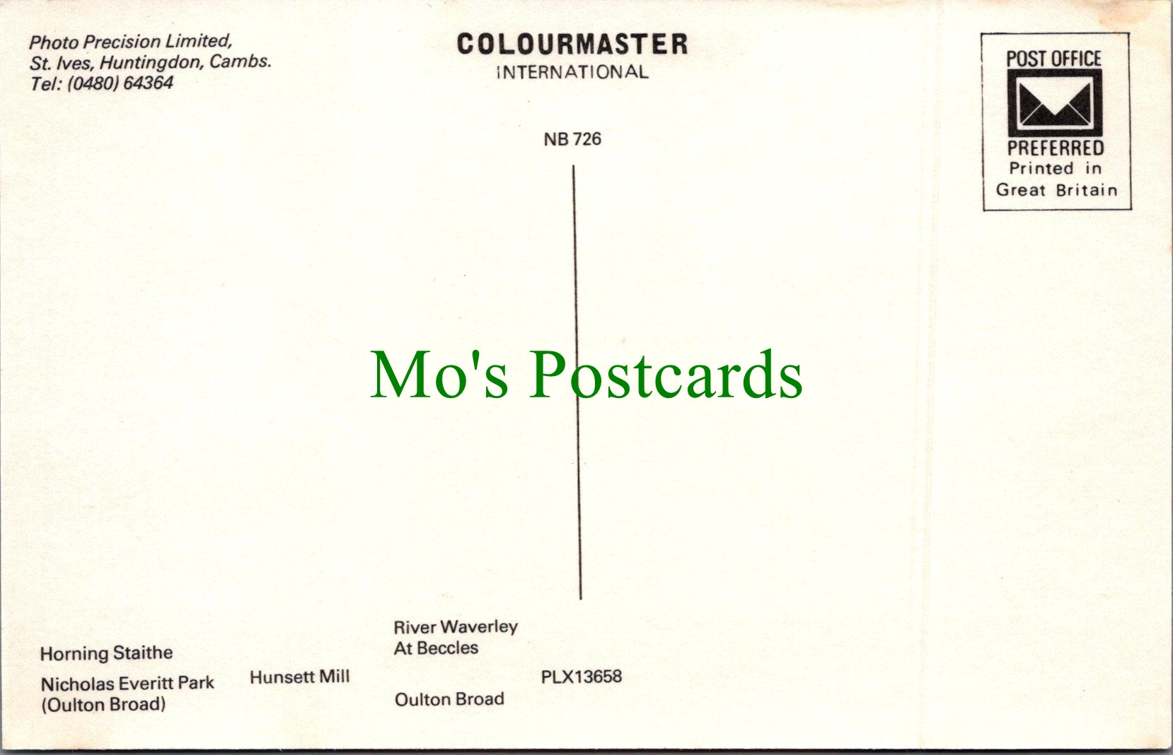 Norfolk Postcard - Beautiful Norfolk Broads SW11495