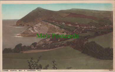 Devon Postcard - Combe Martin Bay and Hangman Hill  DC1630