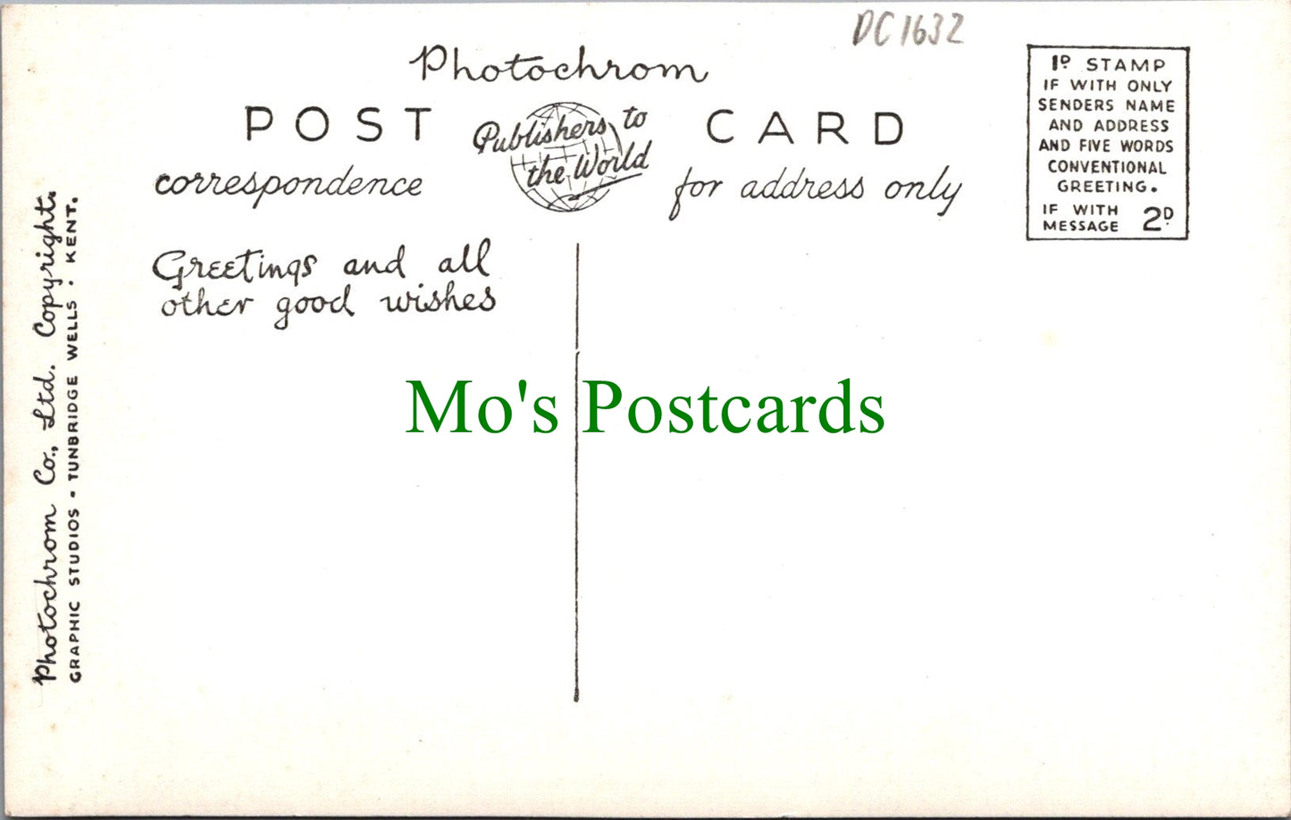 Cornwall Postcard - St Michael's Mount, Marazion  DC1632