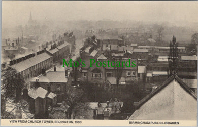 Warwickshire Postcard - Erdington, 1900, View From Church Tower  DC1598