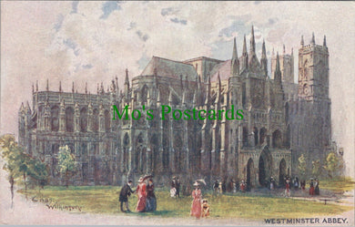 London Postcard - Westminster Abbey, Artist View DC1600