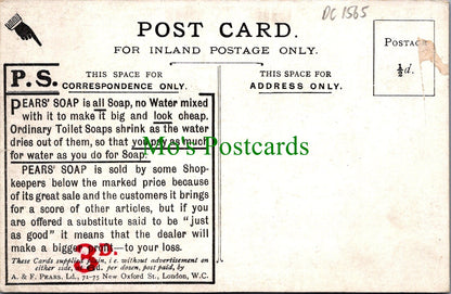 Advertising Postcard - Pears' Soap "Bubbles", Children DC1565