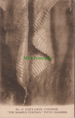 Somerset Postcard - Cheddar, Cox's Cave, The Marble Curtain  DC1573