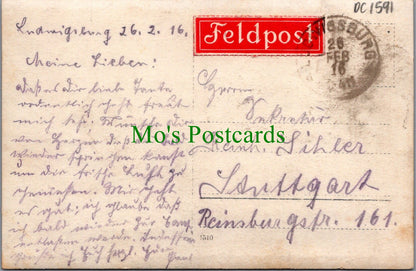 Germany Postcard - Ludwigsburg. Hospital Patients?  DC1591