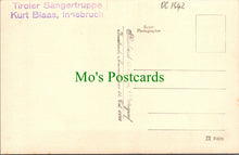 Load image into Gallery viewer, Austria Postcard - Tiroler Sangertruppe Kurt Blaas, Innsbruck  DC1542
