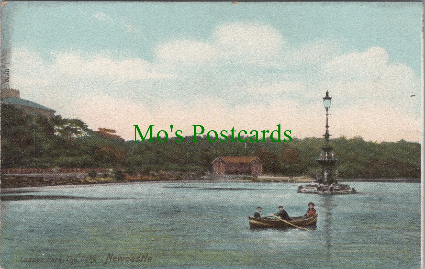 Northumberland Postcard - Newcastle, Leazes Park, The Lake  DC1551