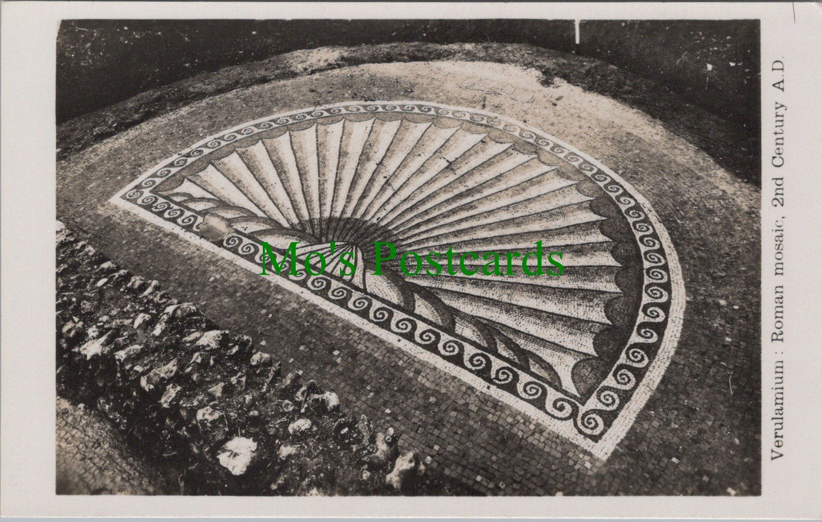 Hertfordshire Postcard - Verulamium Roman Mosaic, 2nd Century A.D - DC1563