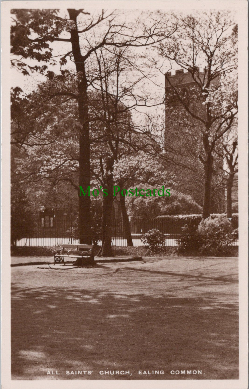 London Postcard - Ealing Common, All Saints Church   SW13184
