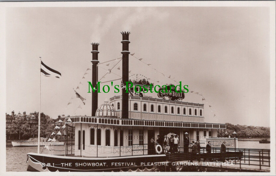 London Postcard - Battersea, The Showboat, Festival Pleasure Gardens SW13189