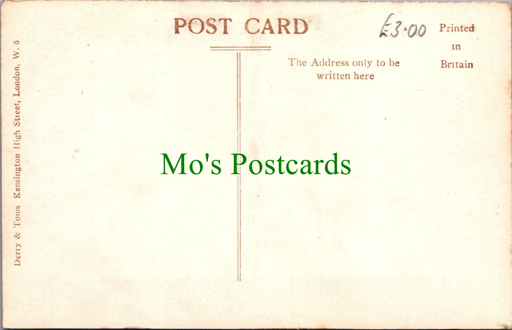 London Postcard - Kensington, Derry Gardens  SW13202