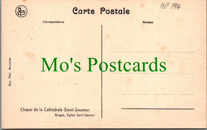 Belgium Postcard - Bruges, Choeur De La Cathedrale Saint-Sauveur   HP194