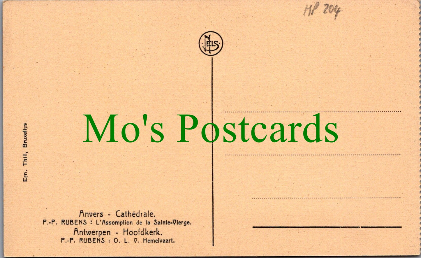 Belgium Postcard - Anvers / Antwerp Cathedrale, L'Assomption De La Sainte-Vierge HP204