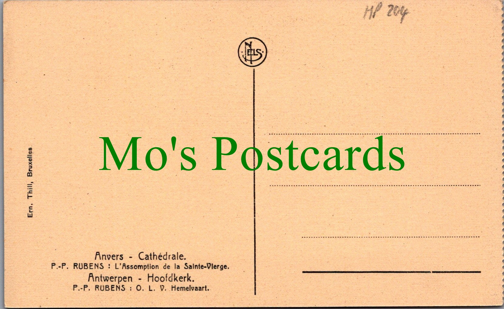 Belgium Postcard - Anvers / Antwerp Cathedrale, L'Assomption De La Sainte-Vierge HP204