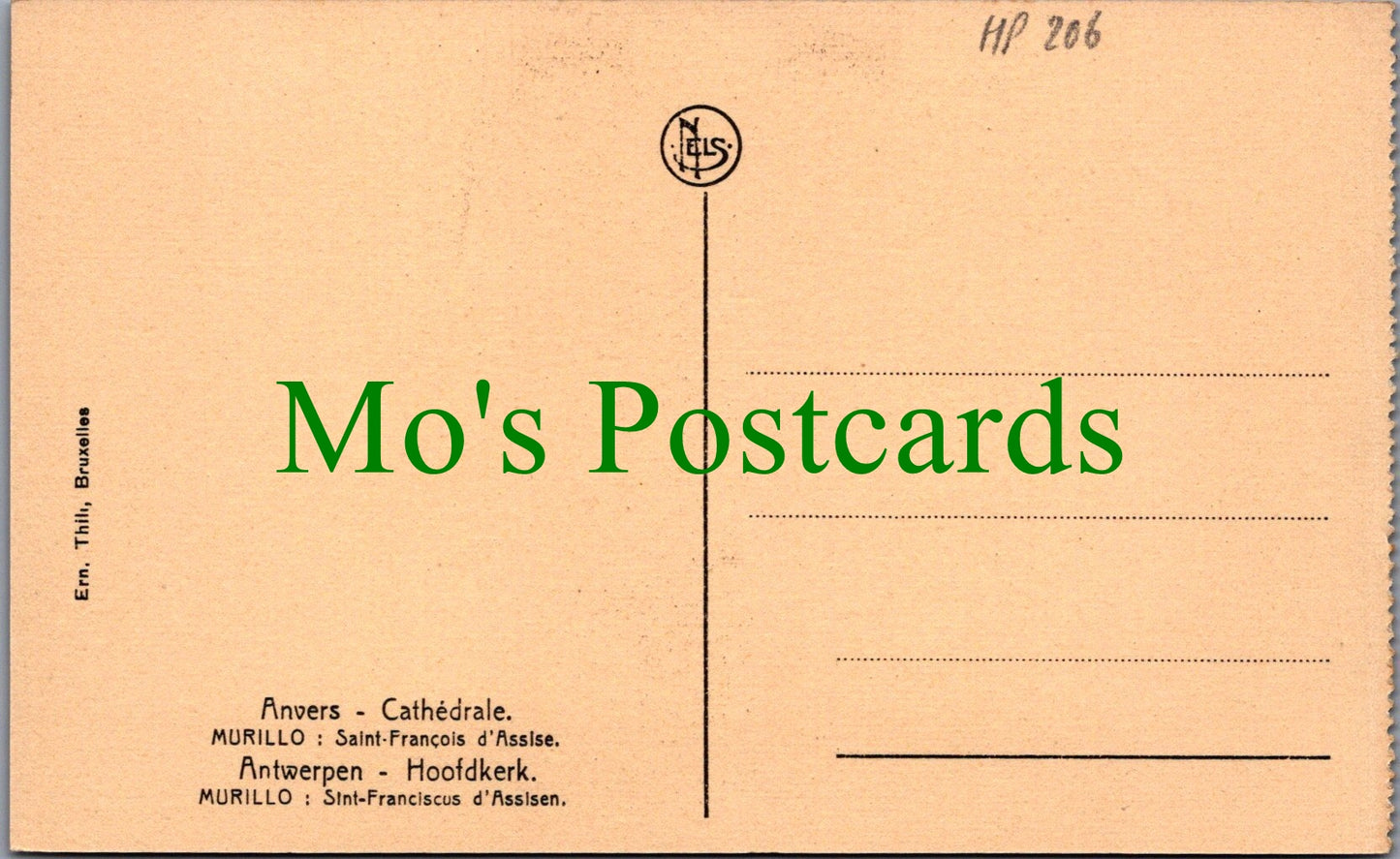 Belgium Postcard - Anvers / Antwerp Cathedrale, Saint-Francois d'Assise HP206